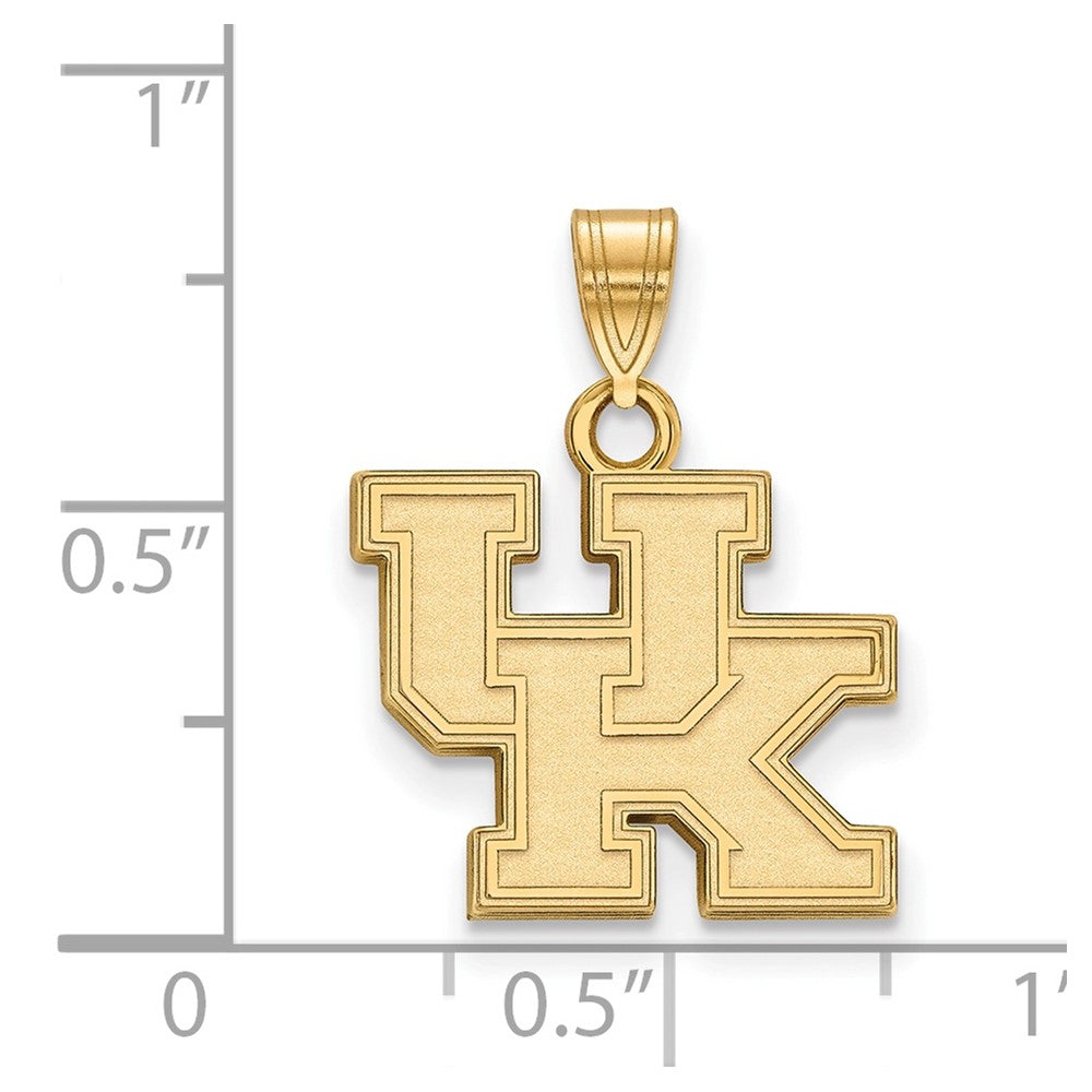 10K Yellow Gold Logoart University Of Kentucky U K Small Pendant