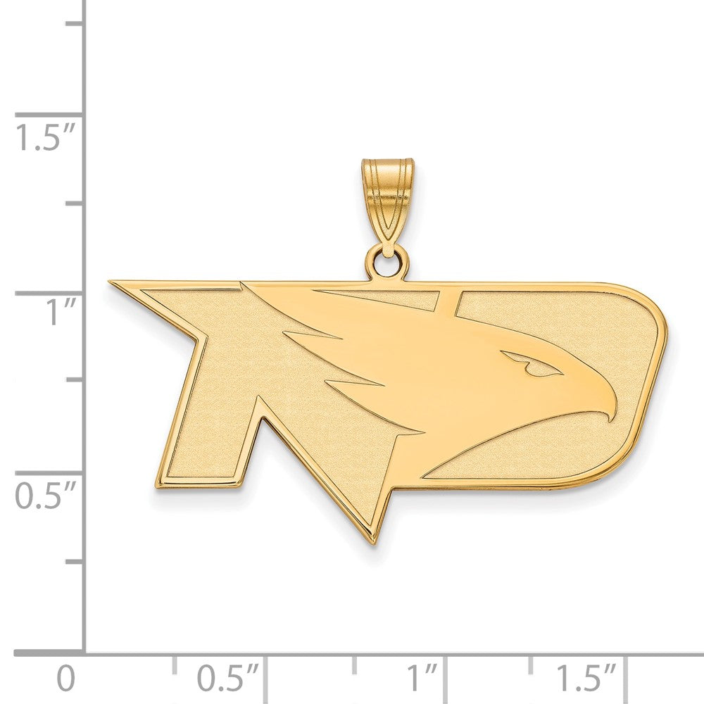 10K Yellow Gold Logoart University Of North Dakota Large Pendant
