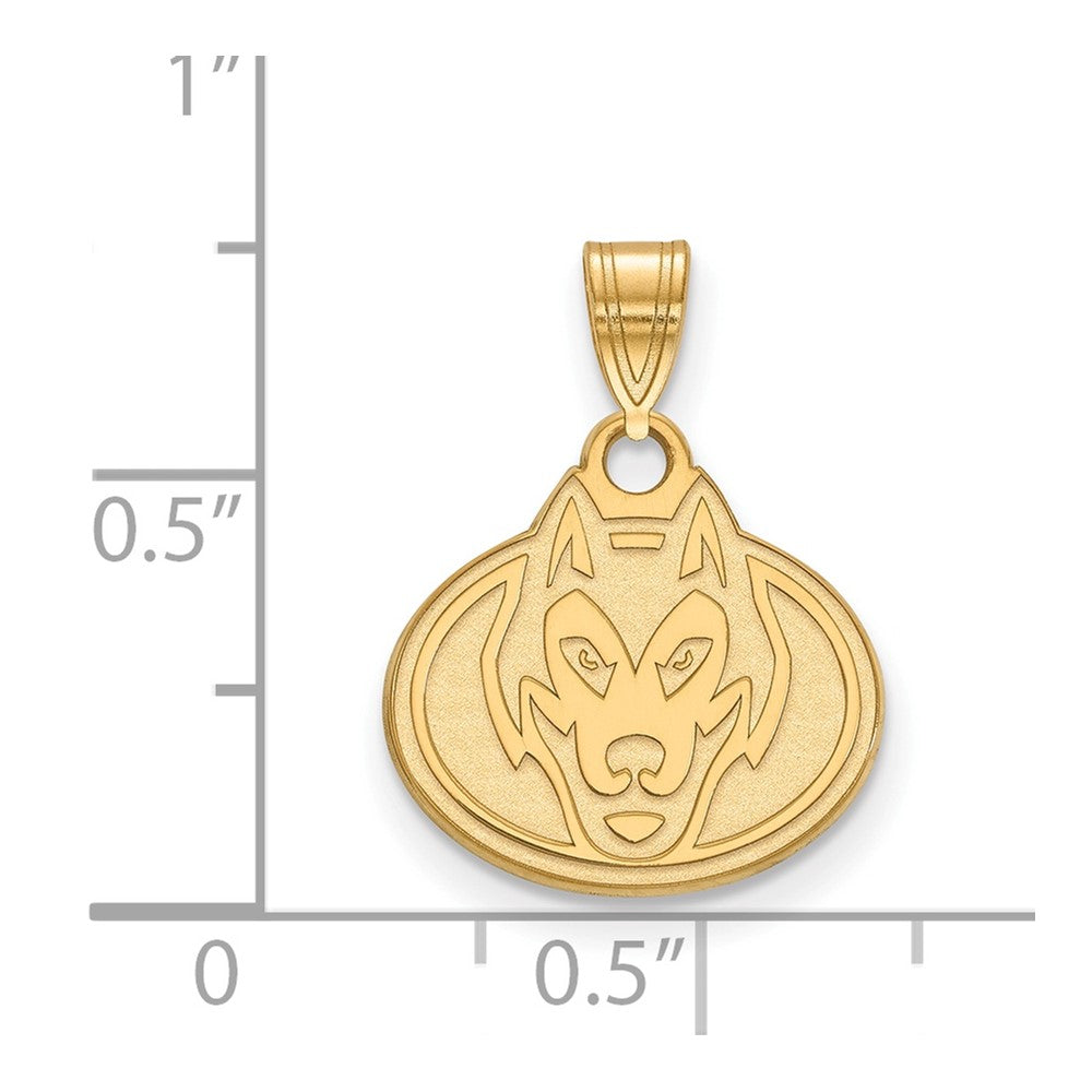 10K Yellow Gold Logoart St. Cloud State University Husky Small Pendant