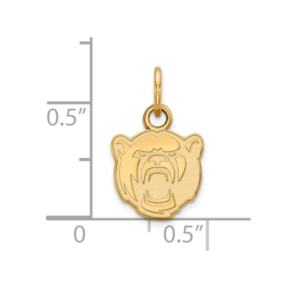 10K Yellow Gold Logoart Baylor University Extra Small Pendant