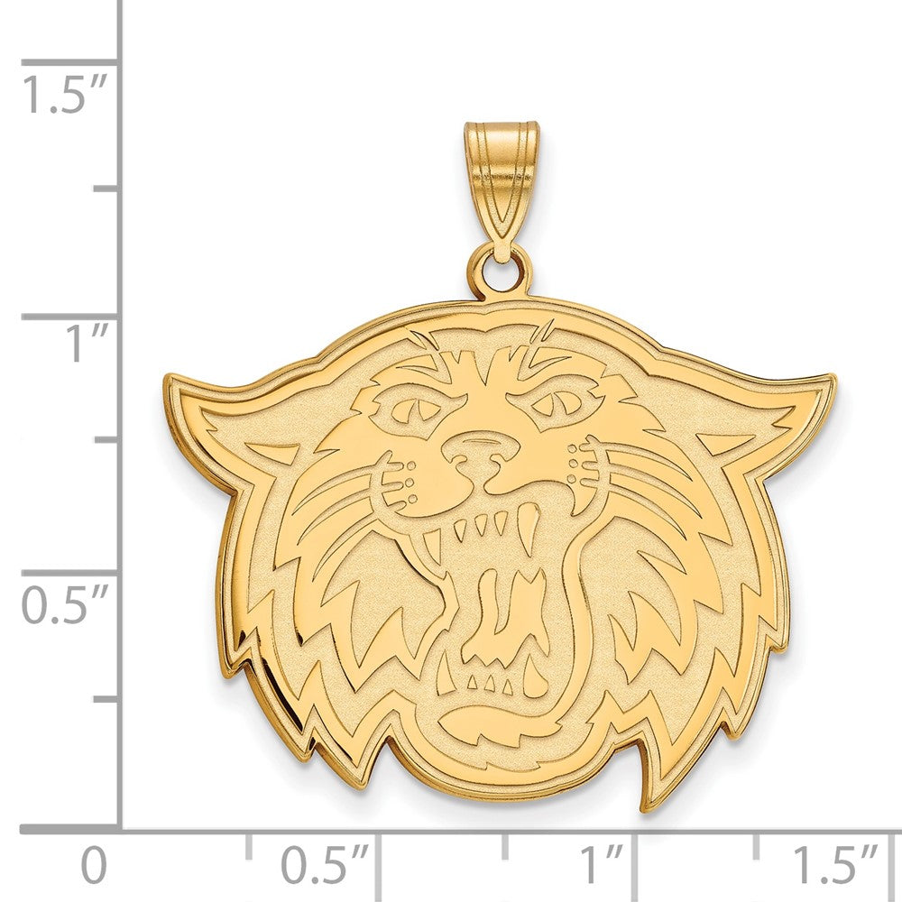 10K Yellow Gold Logoart Villanova University Wildcat Extra Large Pendant