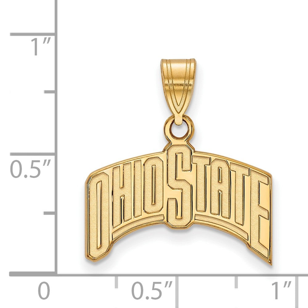 14K Yellow Gold Logoart The Ohio State University Large Pendant
