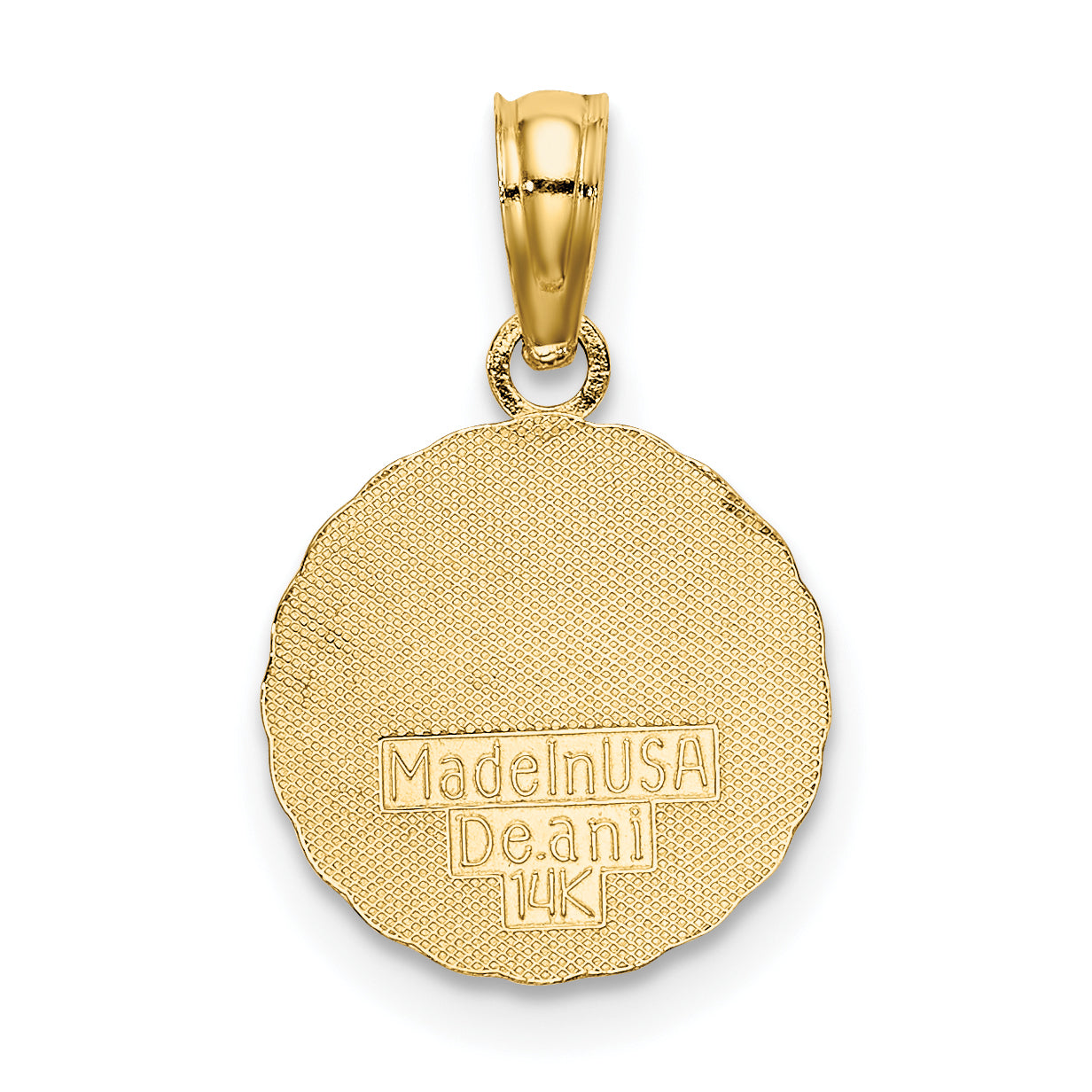 14K Yellow Gold Sun Charm