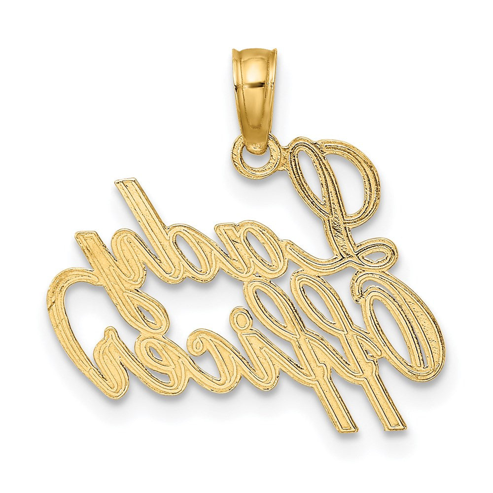 14K Yellow Gold Lady Officer Charm