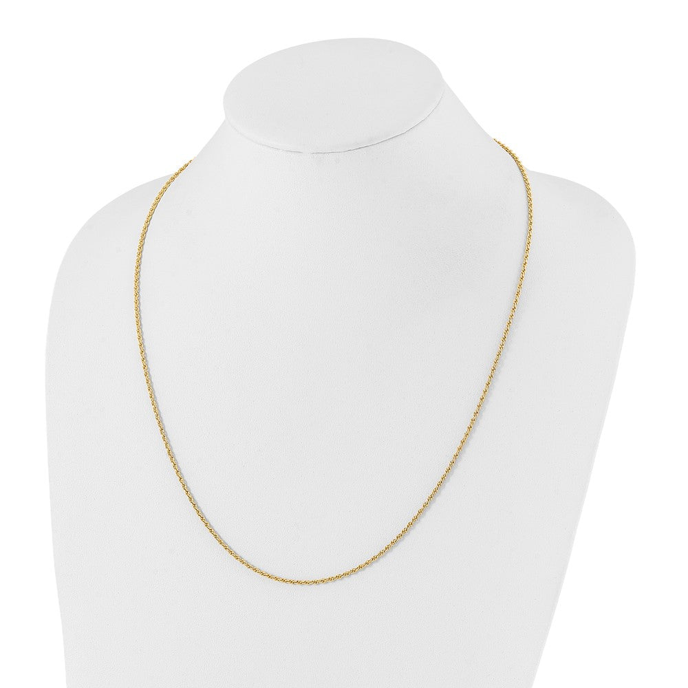 Fashion Kelly Waters Gold Plated 2mm French Rope 18 Inch Chain Necklace