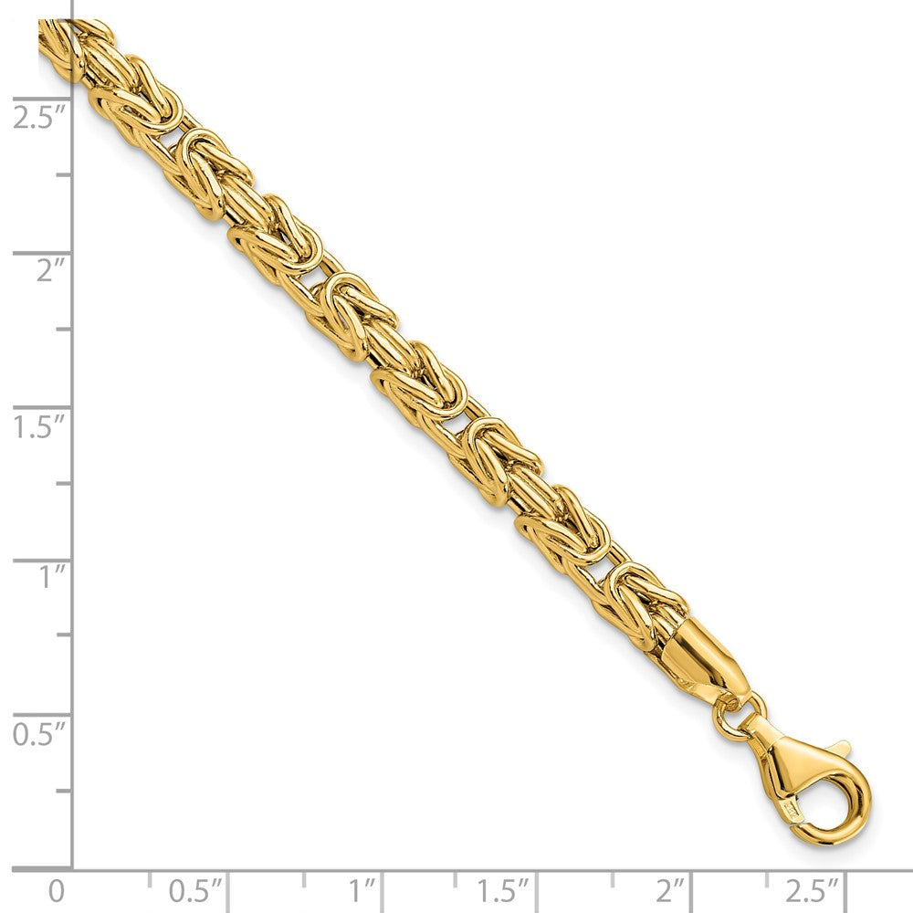14K Yellow Gold Polished Fancy Link Bracelet