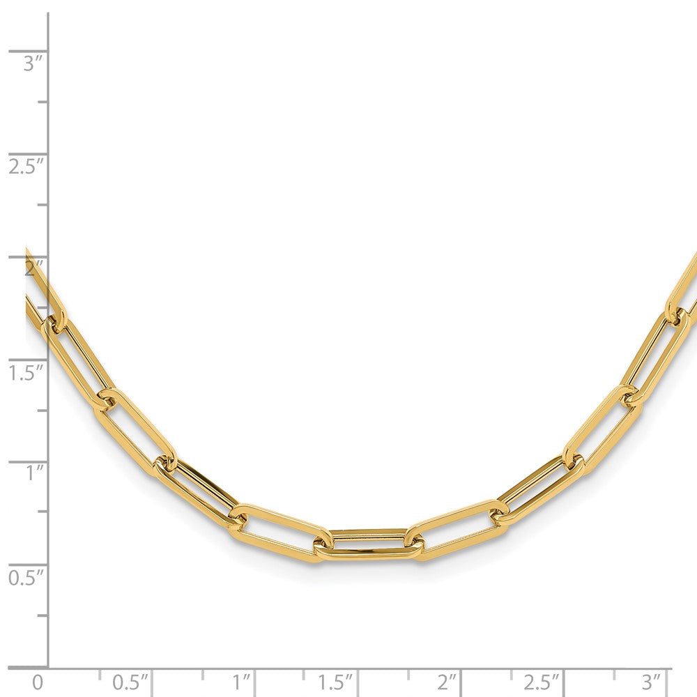 14K Yellow Gold Polished Fancy Link Necklace