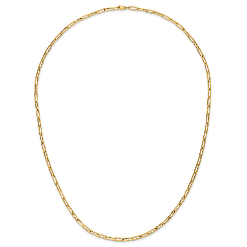 14K Yellow Gold Polished Fancy Link Necklace