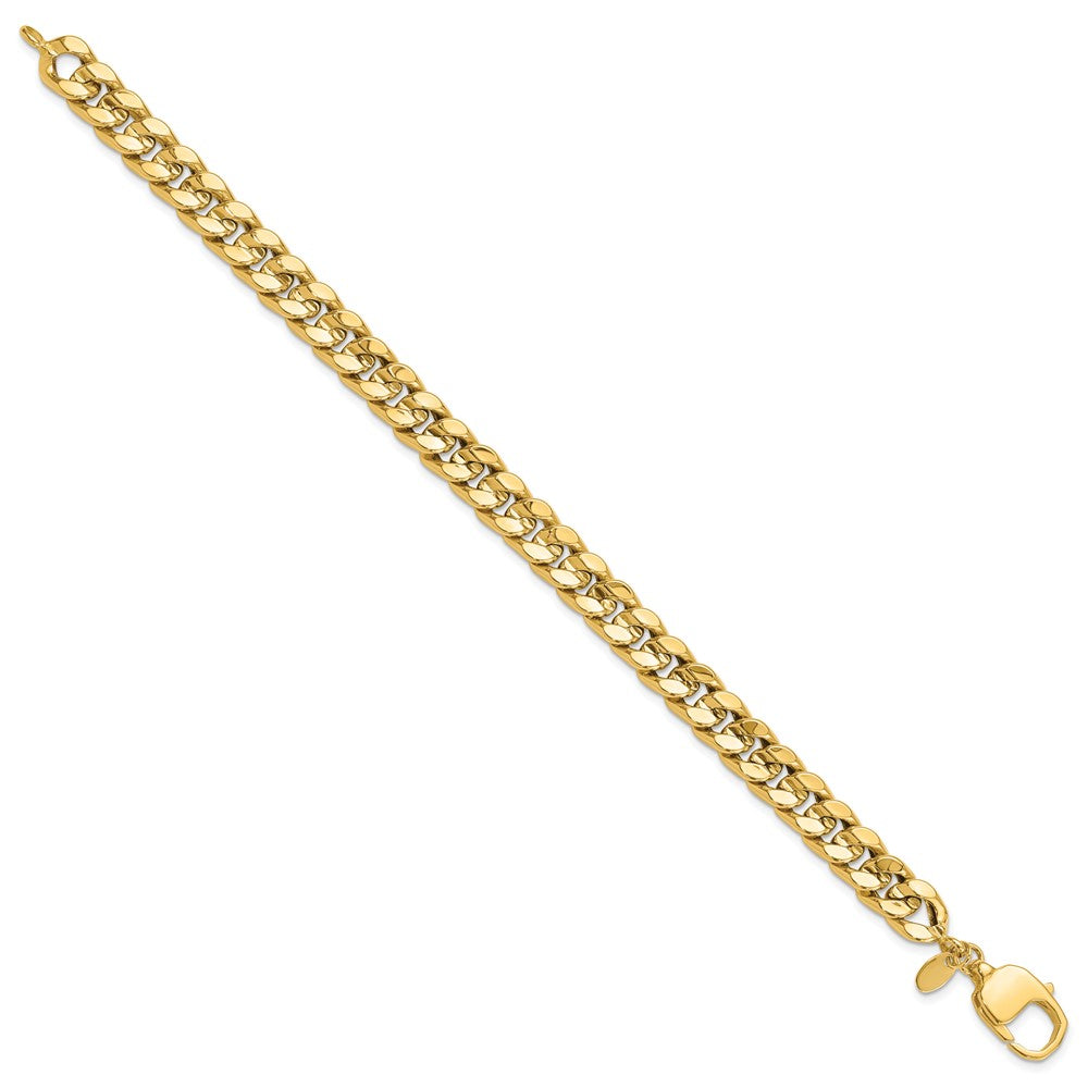 14K Yellow Gold Polished Curb Men'S Bracelet