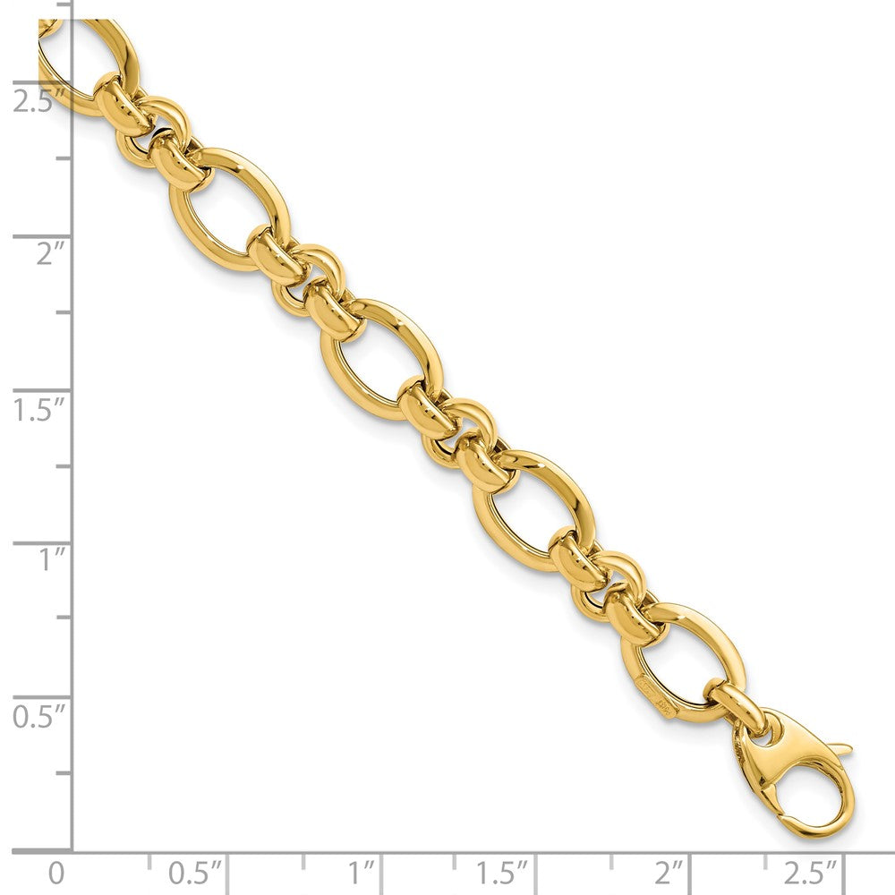 7.5 Inch 14K Polished Bracelet