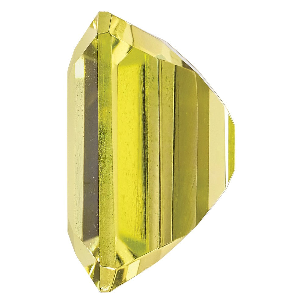 Gemstone Lemon Quartz Aa Quality 12X10mm Emerald Cut