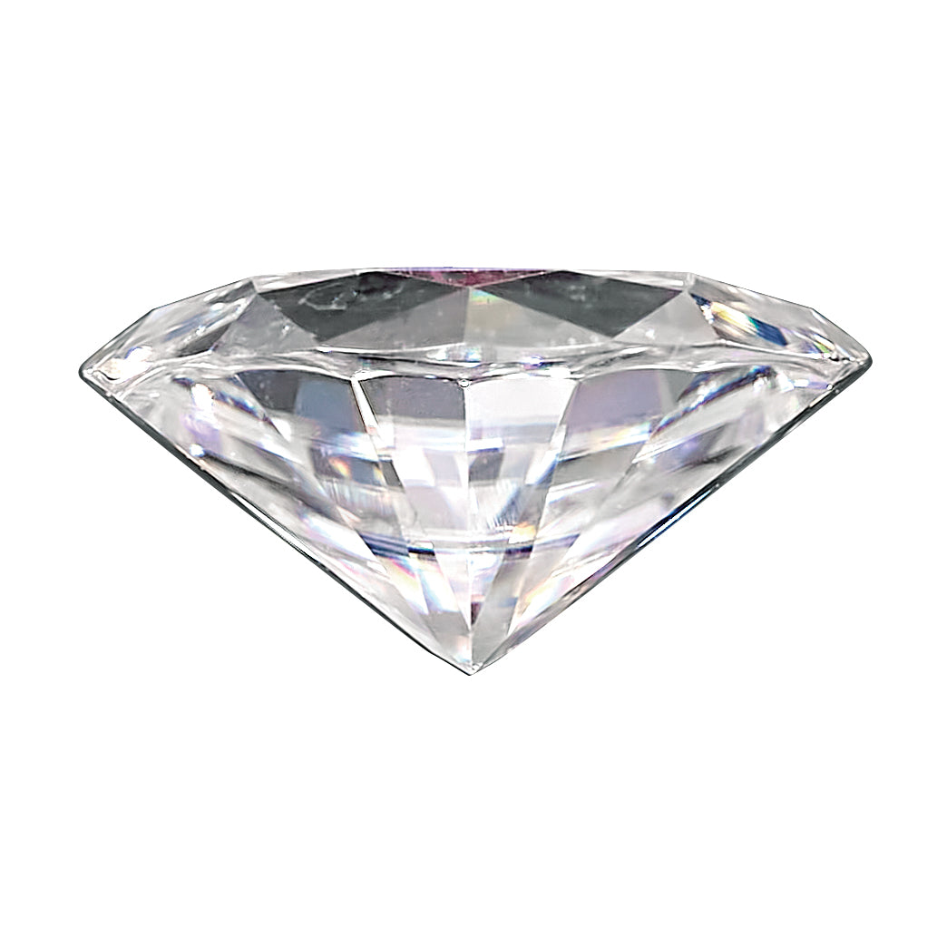 Gemstone Moissanite True Light G-H-I Color 5X3mm Half Moon