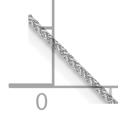 14K White Gold 14 Inch .85mm Spiga With Lobster Clasp Chain Necklace