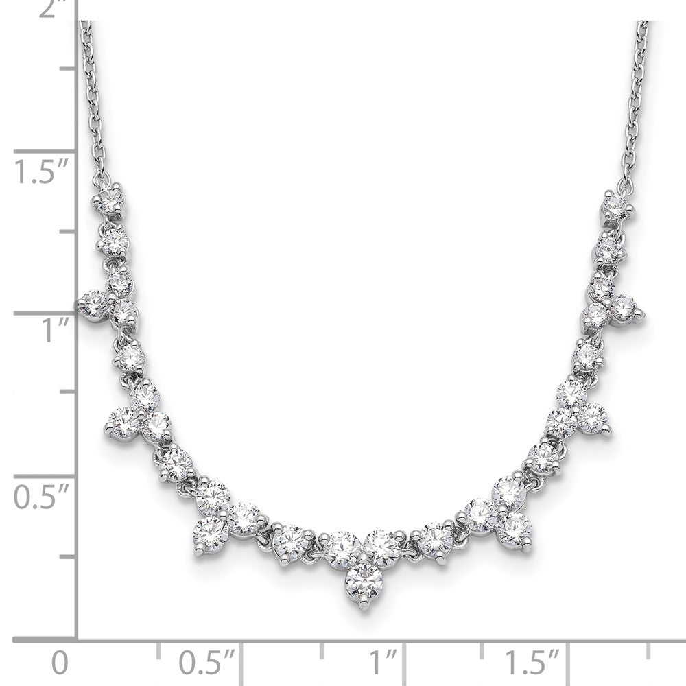 14K White Gold True Origin 1 1/2 Carat Lab Grown Diamond Vs Def 18 Inch Necklace