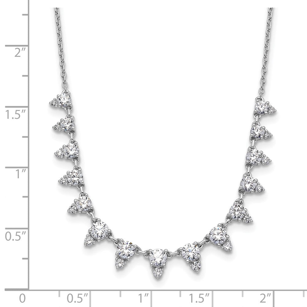 14K White Gold True Origin 2 Carat Lab Grown Diamond Vs Def 18 Inch Necklace