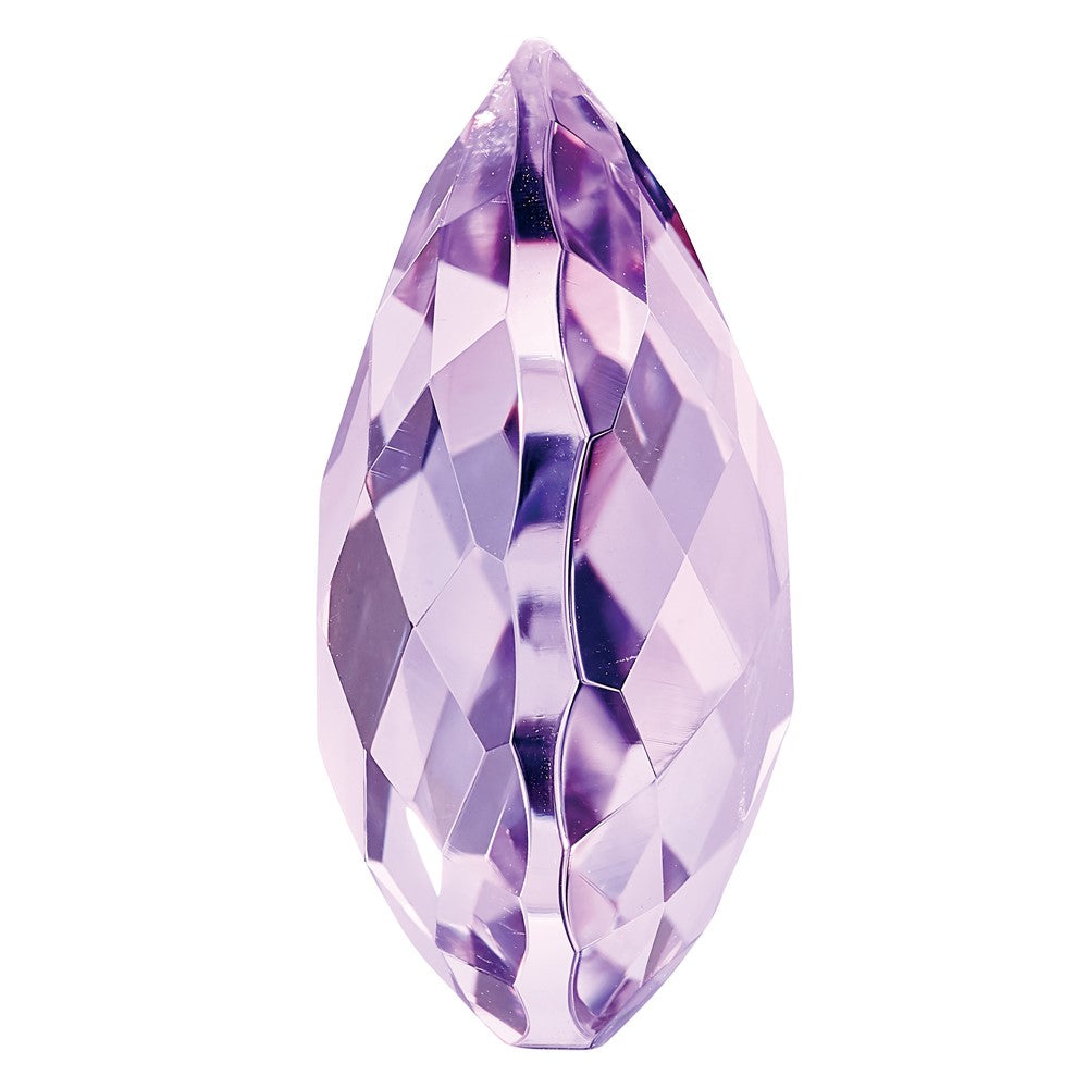 Gemstone Rose De France Quartz Aa Quality 16X12mm Pear Briolette