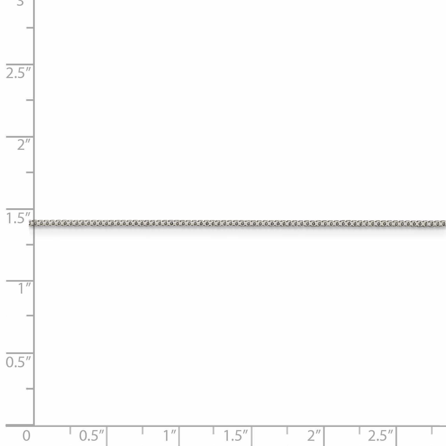 28 Inch Sterling Silver 1mm 8 Sided Diamond-Cut Box Chain Necklace