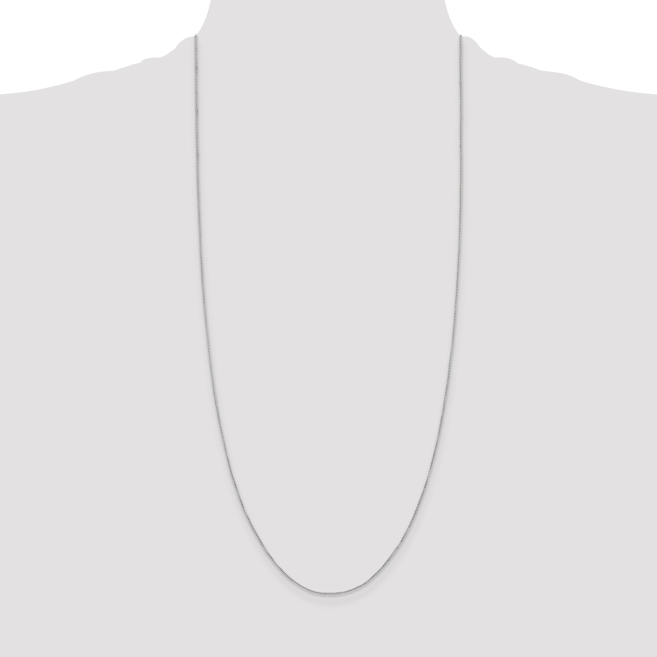 30 Inch Sterling Silver .6mm Box Chain Necklace
