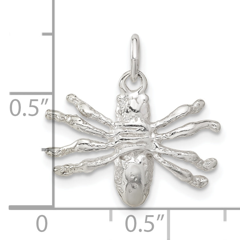 Sterling Silver Spider Charm