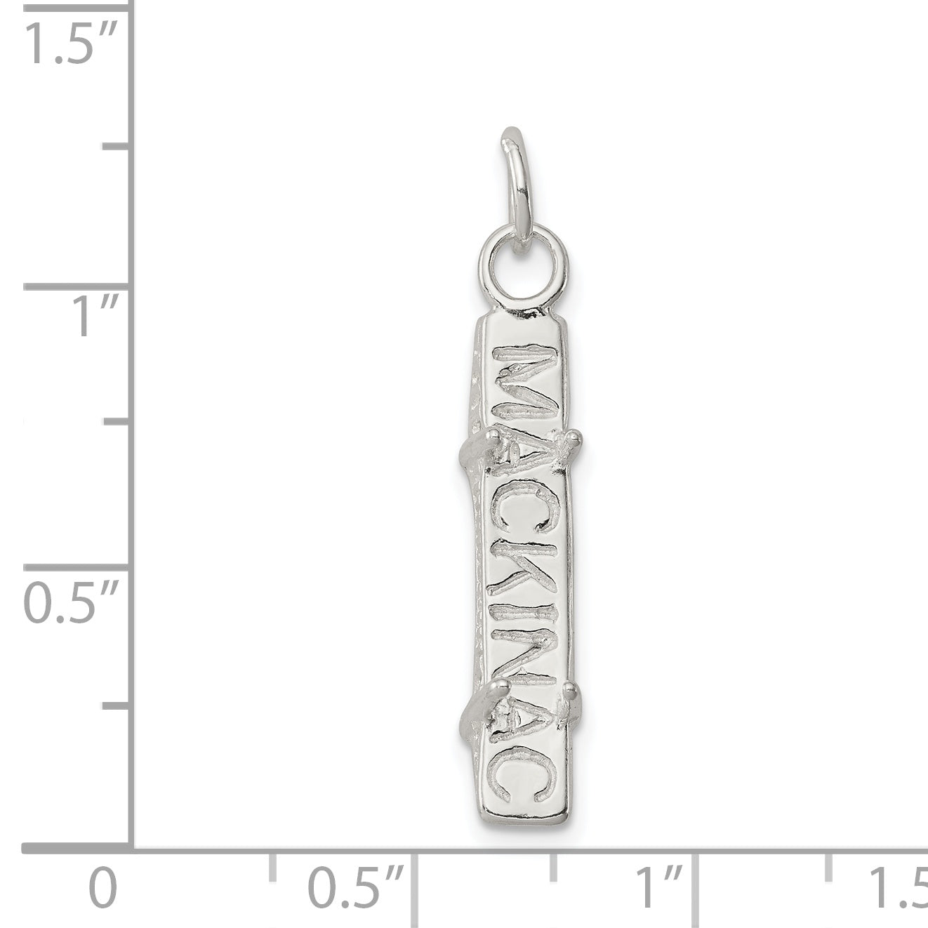 Sterling Silver Mackinac Bridge Charm