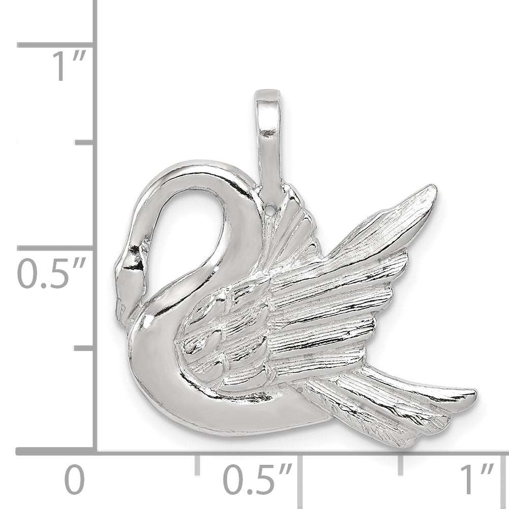 Sterling Silver Swan Charm
