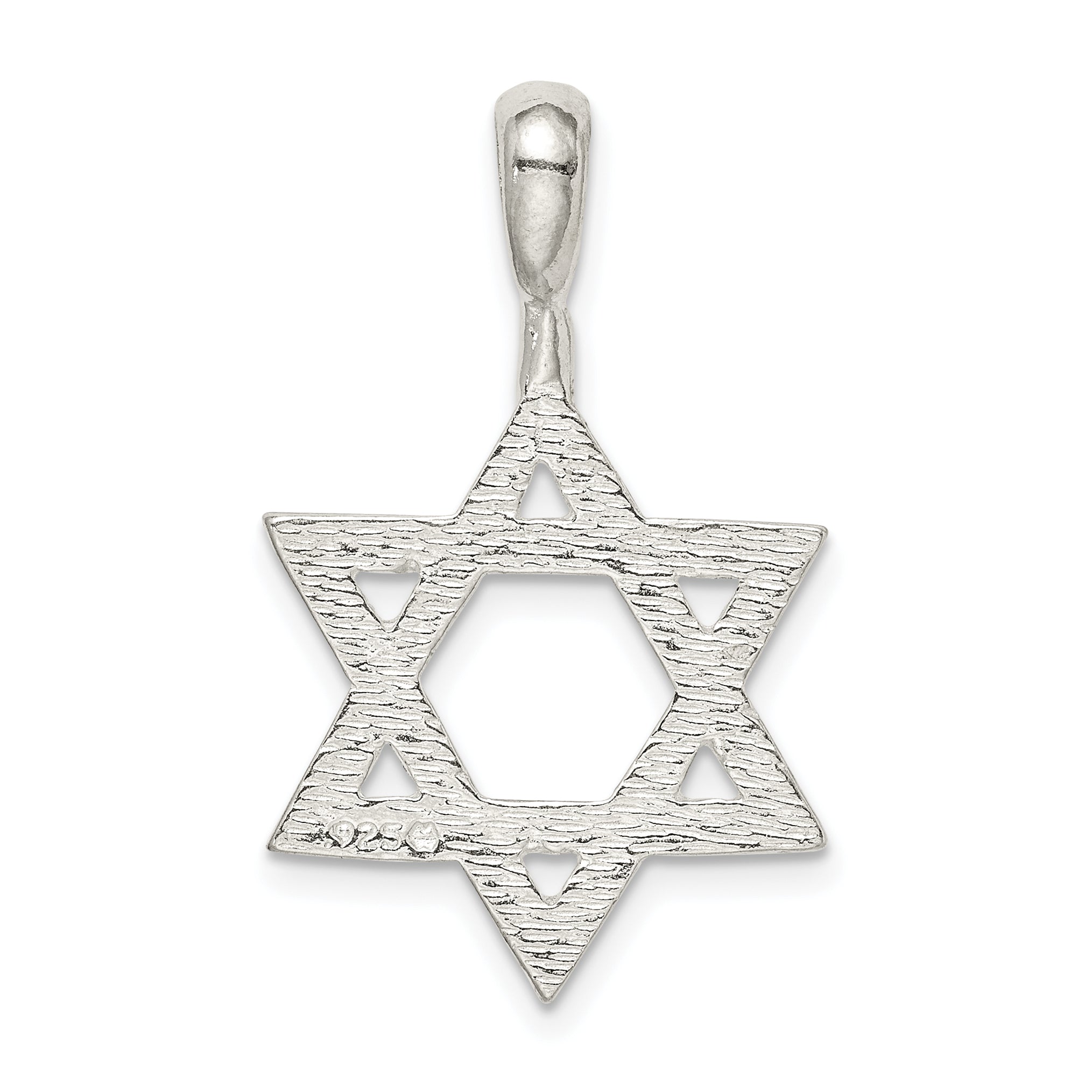 Sterling Silver Star Of David Charm