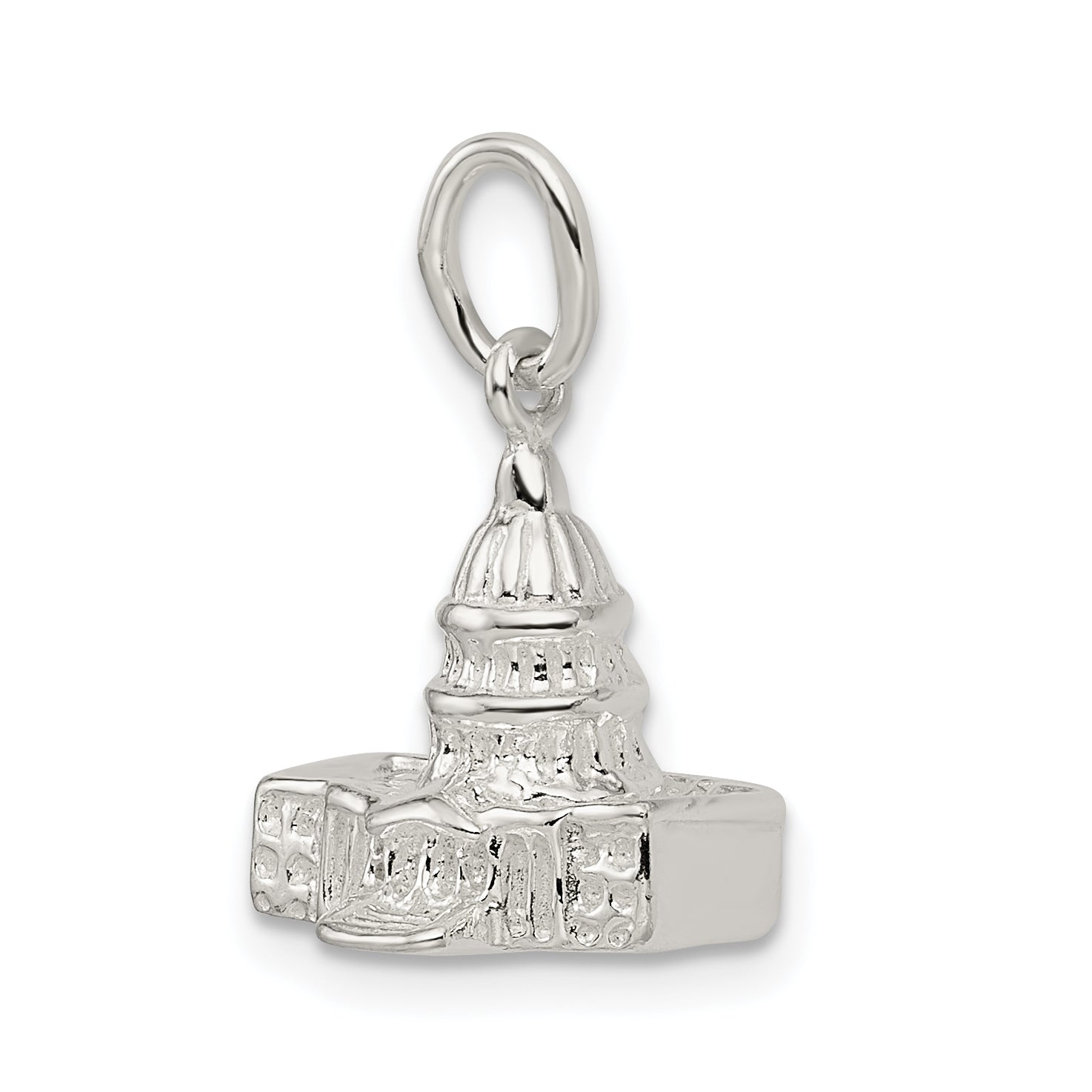 Sterling Silver Capitol Building Charm