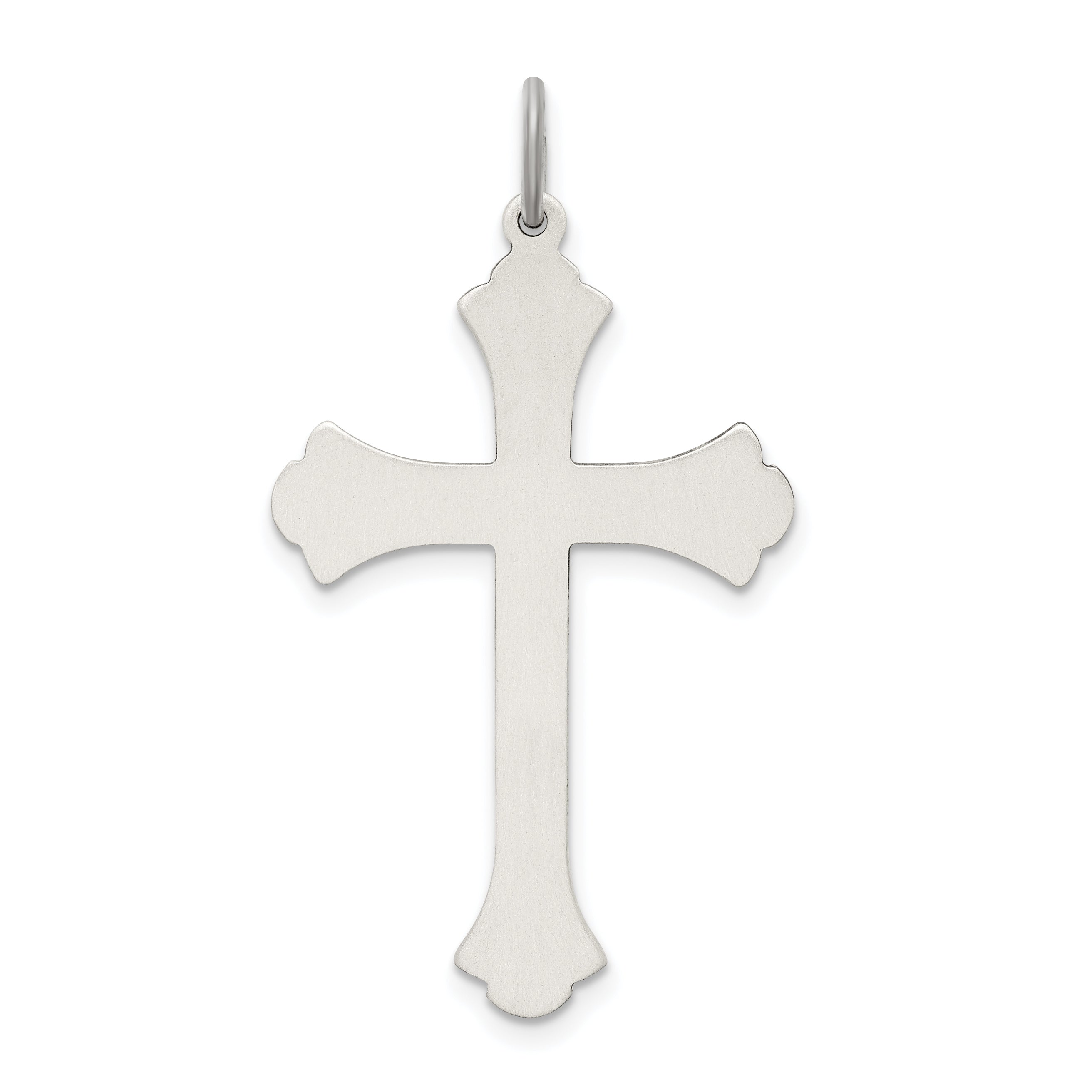 Sterling Silver Antiqued Cross Pendant