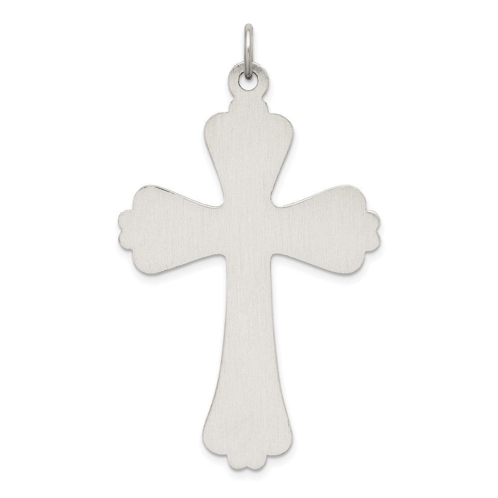 Sterling Silver Antiqued Cross Charm