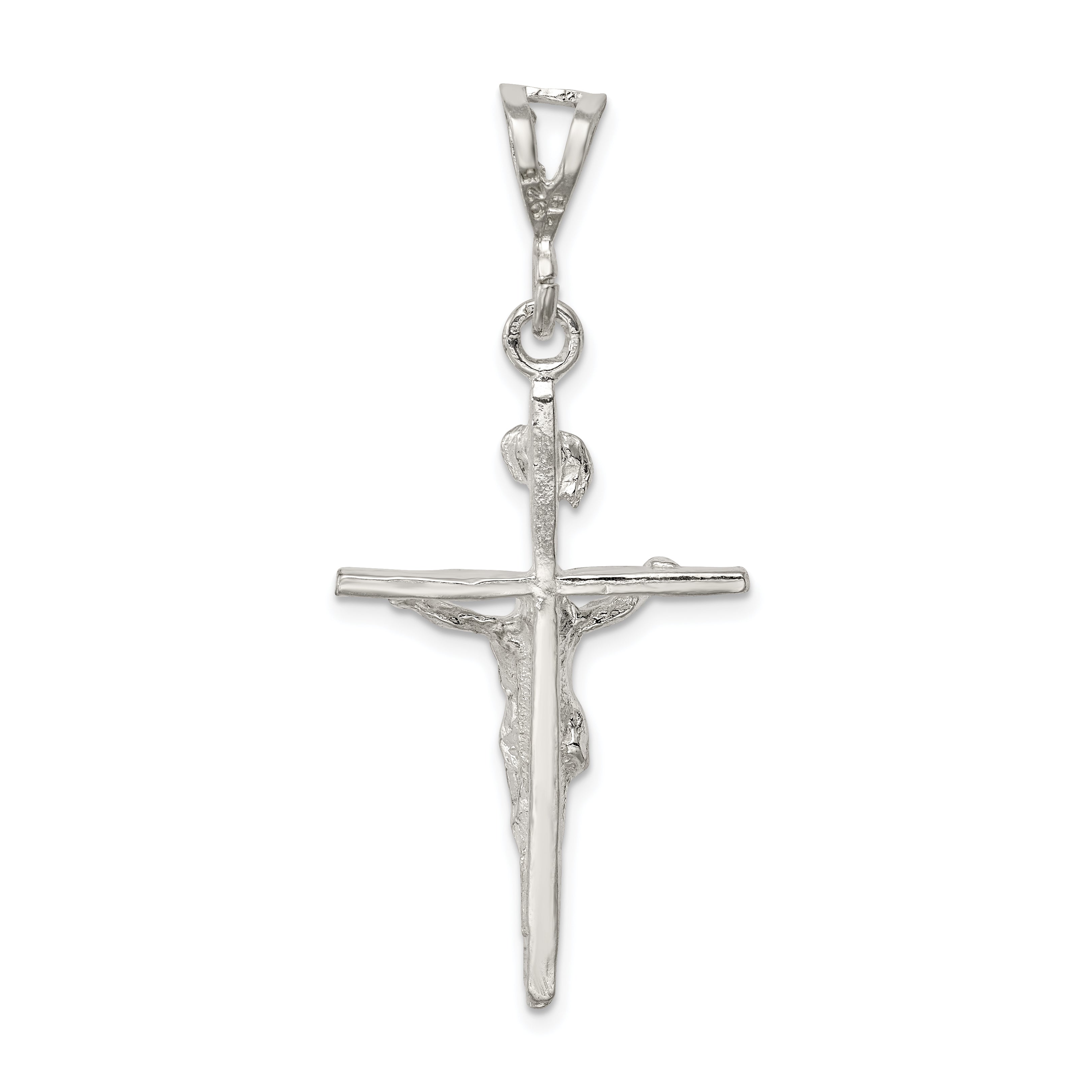 Sterling Silver Inri Crucifix Pendant
