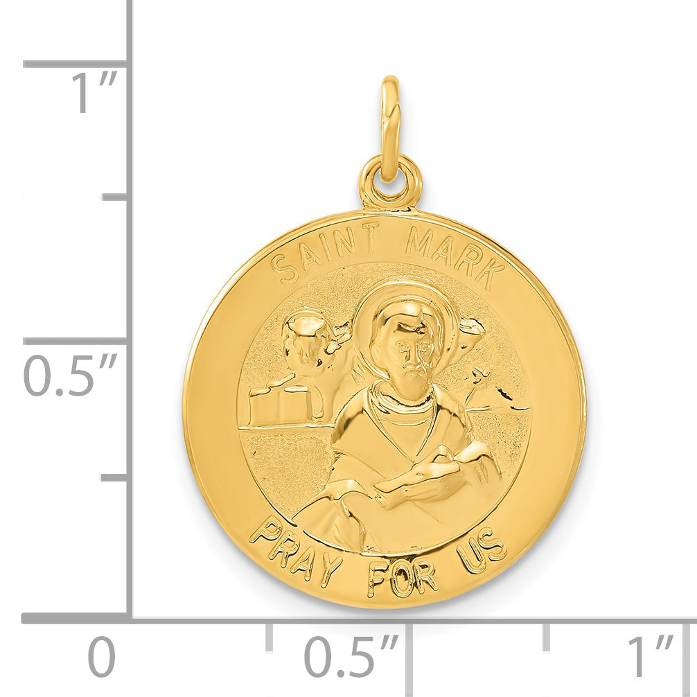Sterling Silver & 24K Gold-Plated Saint Mark Medal Charm