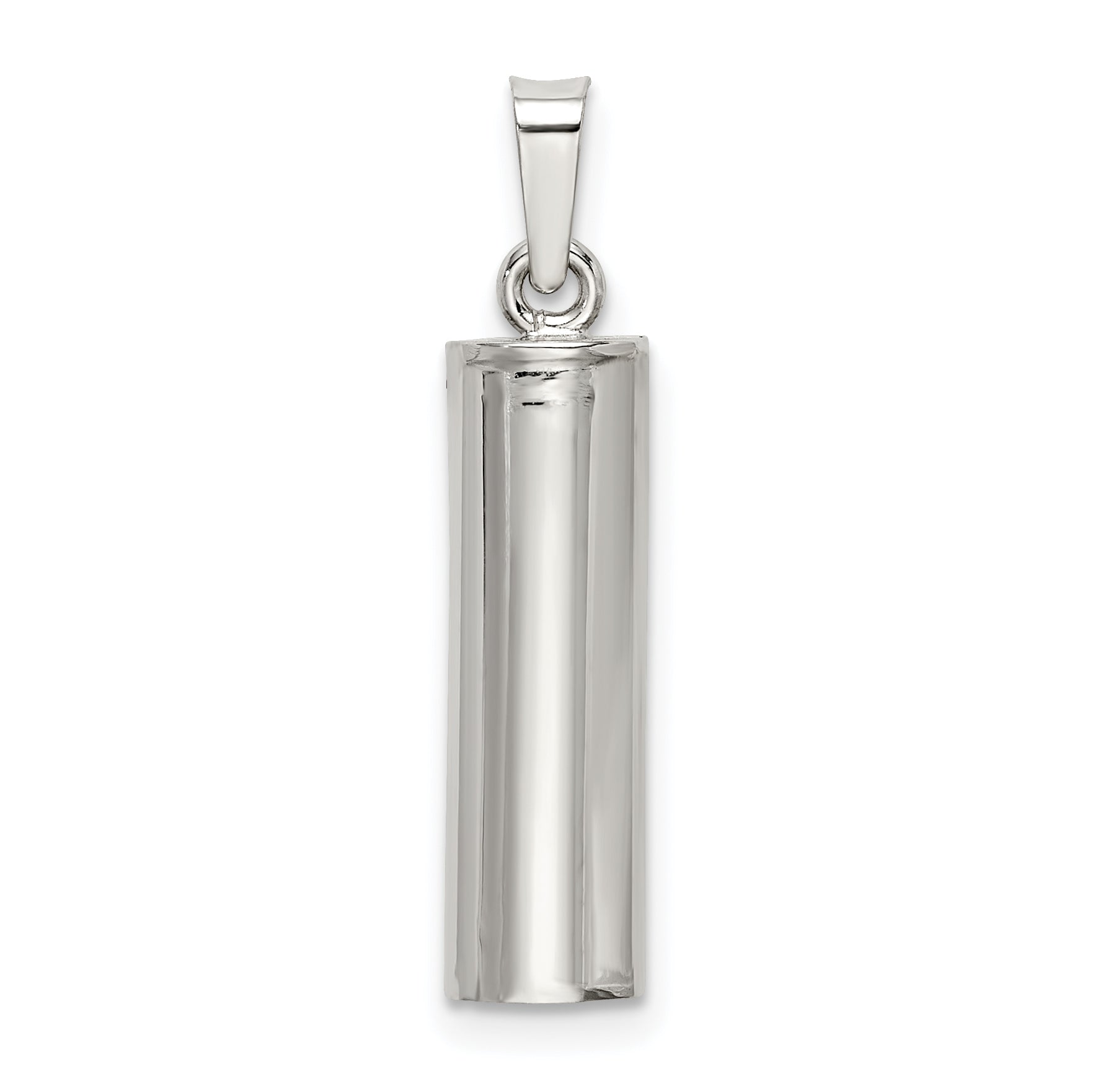 Sterling Silver Mezuzah Pendant