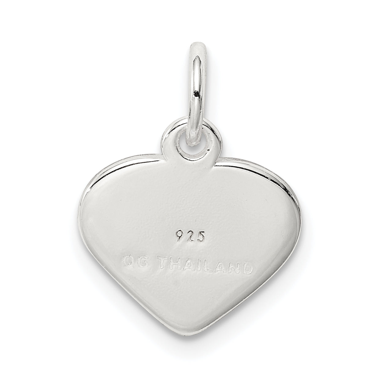 Sterling Silver Love Heart Charm