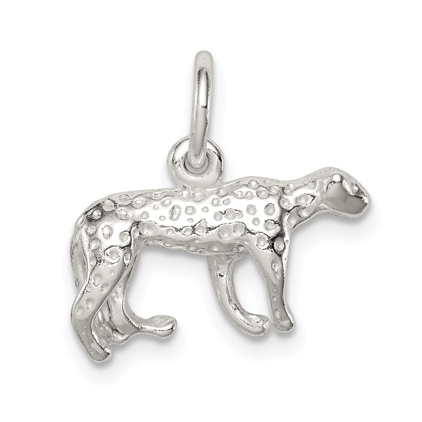 Sterling Silver Leopard Charm