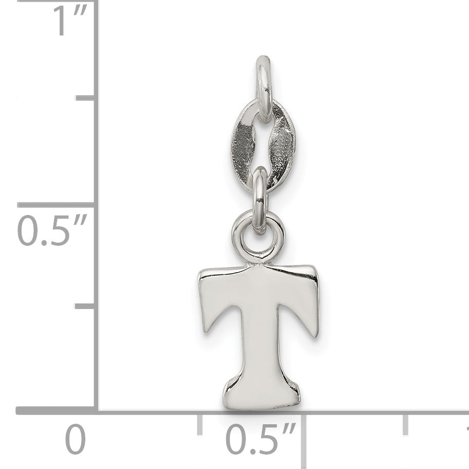 Sterling Silver Letter R Initial Charm