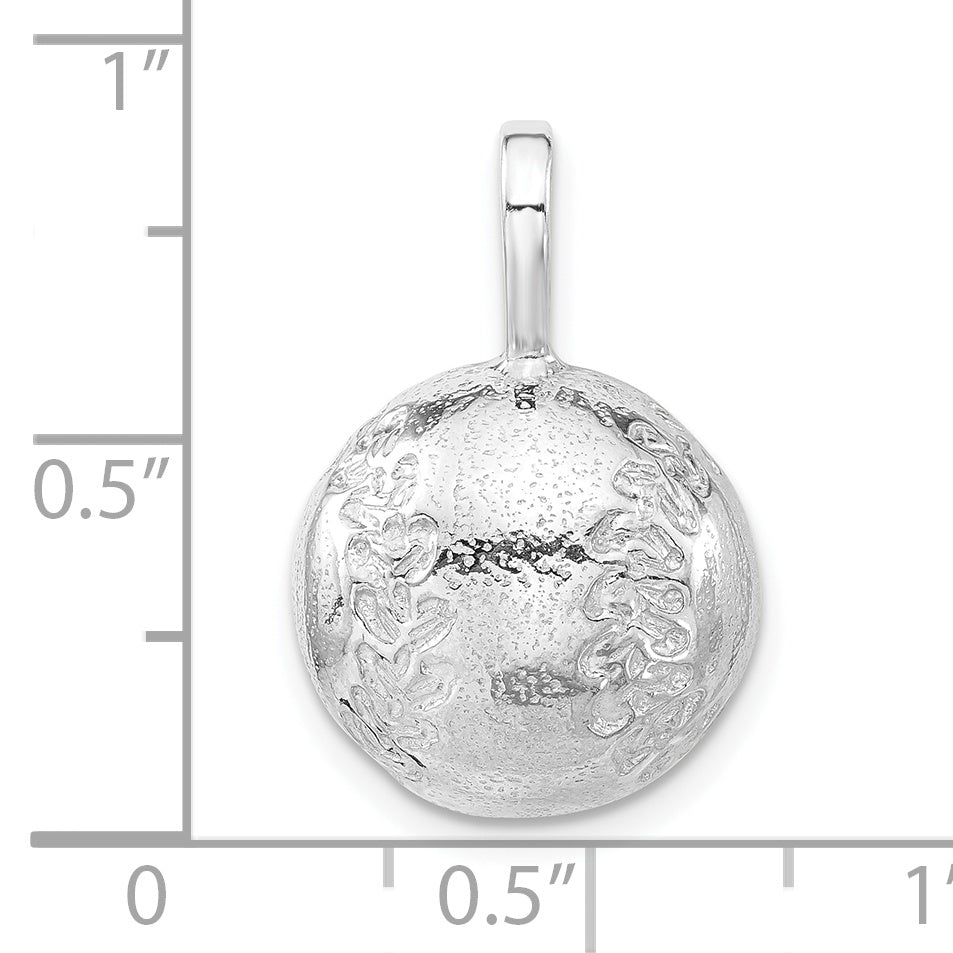 Sterling Silver Baseball Charm