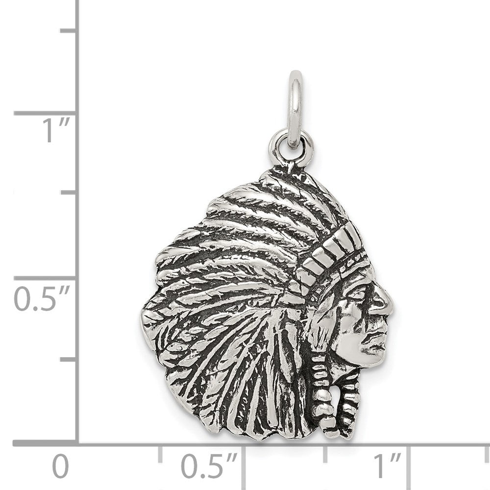 Sterling Silver Antiqued Man Charm