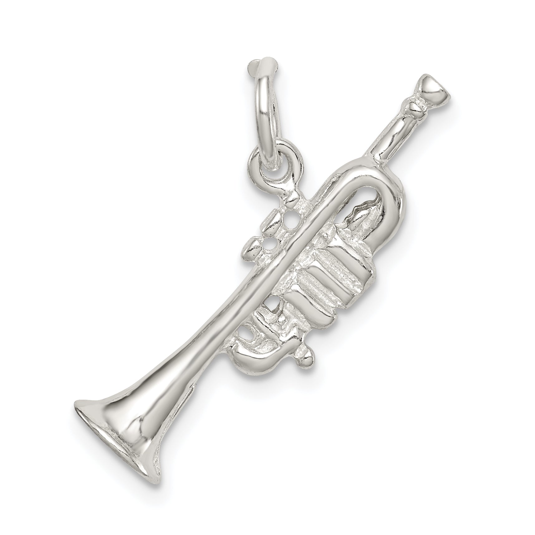 Sterling Silver Trumpet Charm
