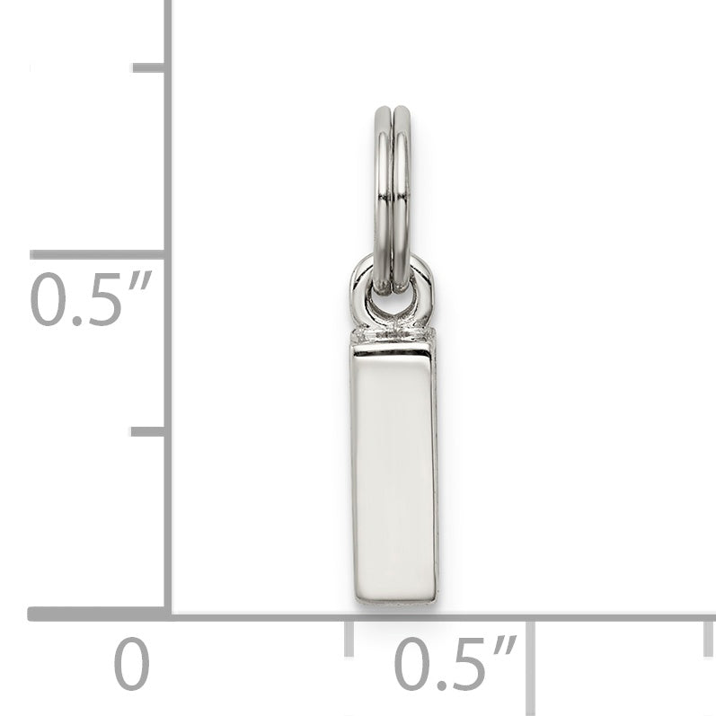 Sterling Silver Letter I Initial Charm
