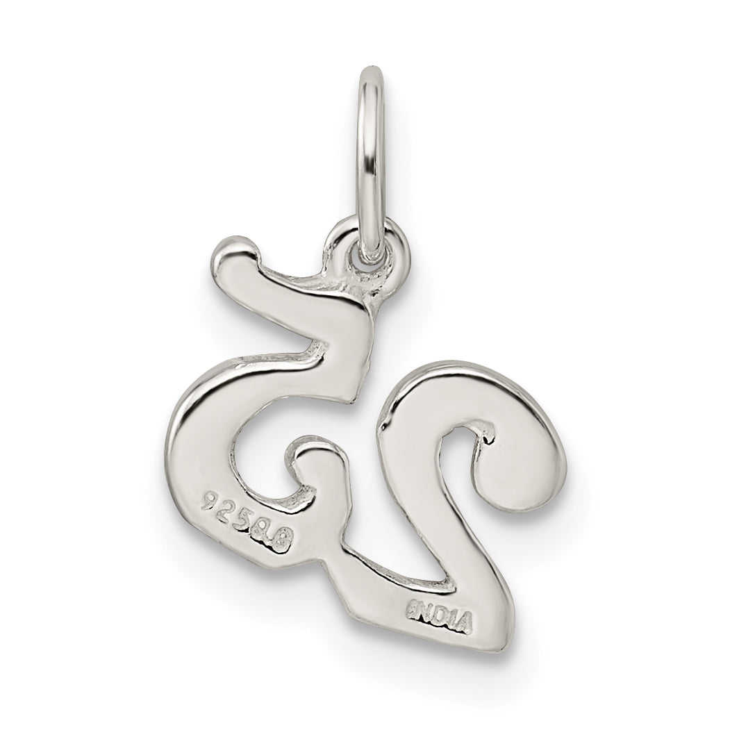 Sterling Silver Polished 25 Charm