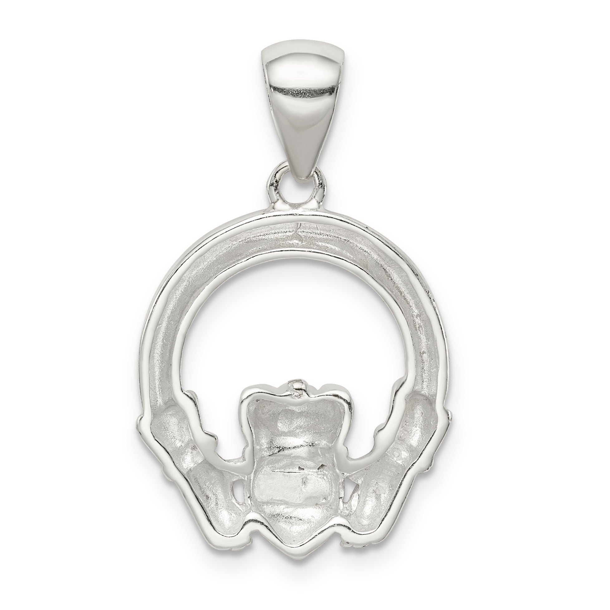 Sterling Silver Claddagh Pendant