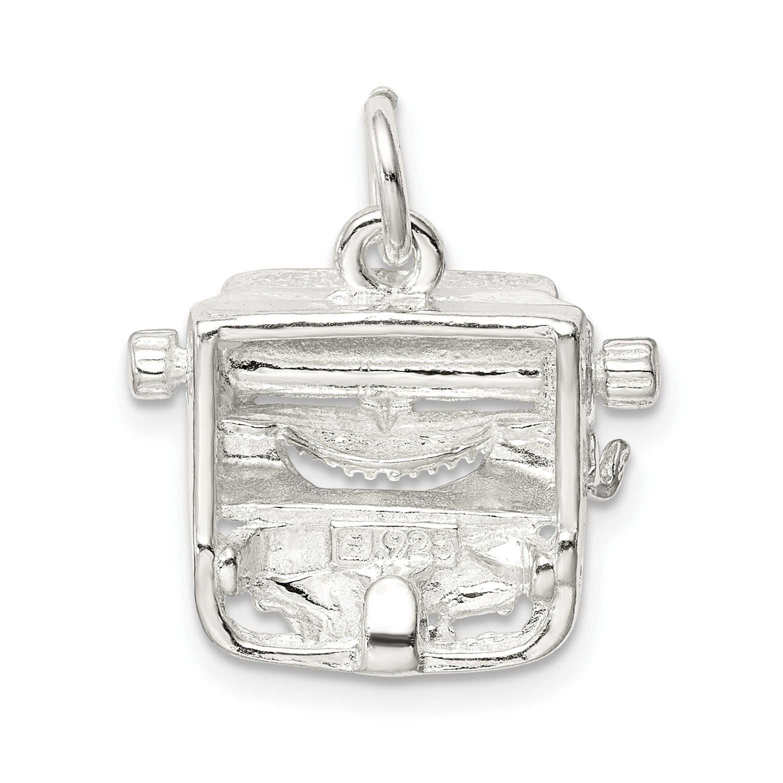 Sterling Silver Typewriter Charm