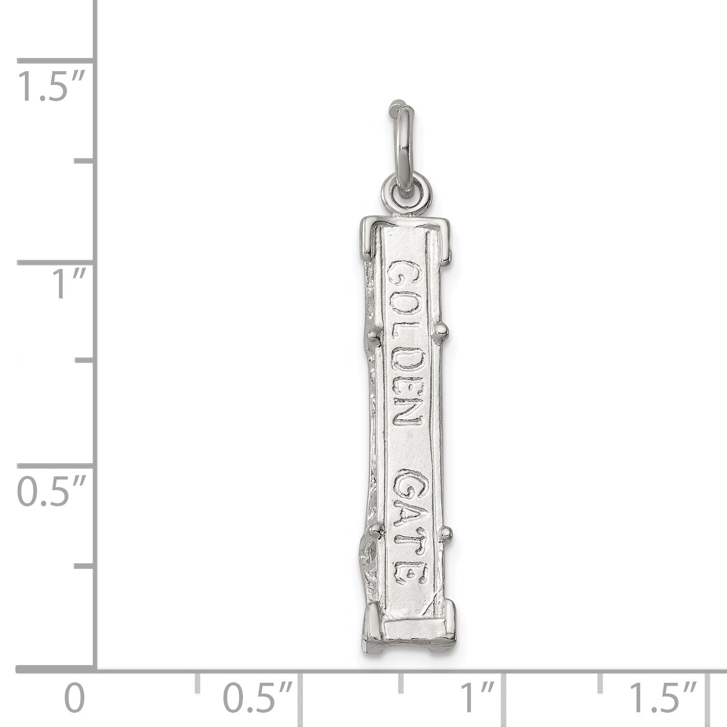 Sterling Silver Golden Gate Bridge Charm