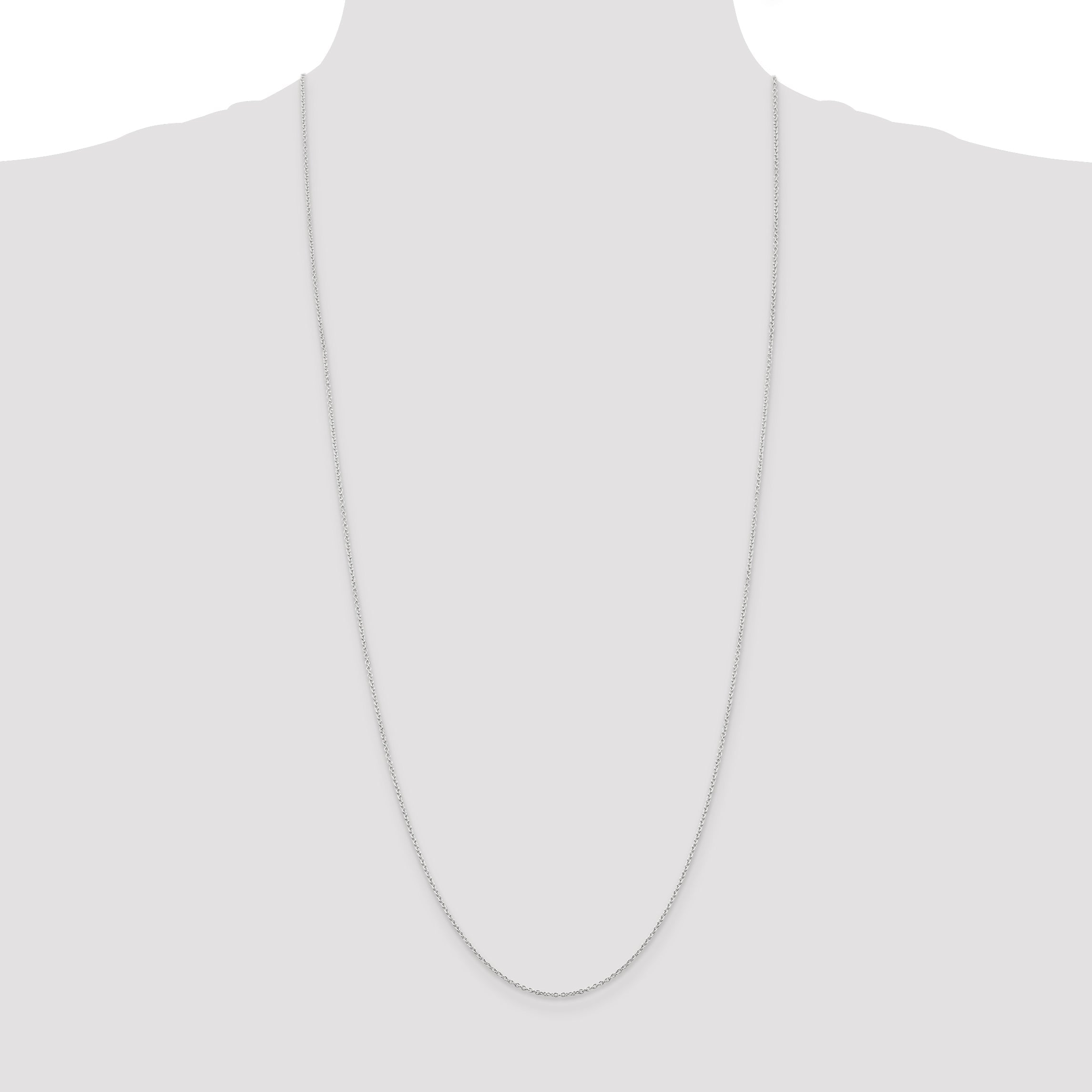 30 Inch Sterling Silver 1.25mm Cable Chain Necklace