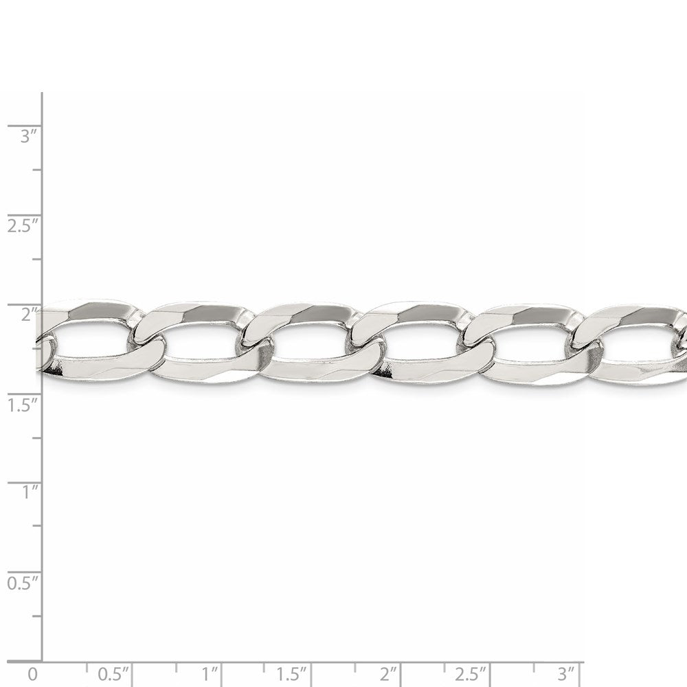 20 Inch Sterling Silver 12.35mm Elongated Open Link Chain
