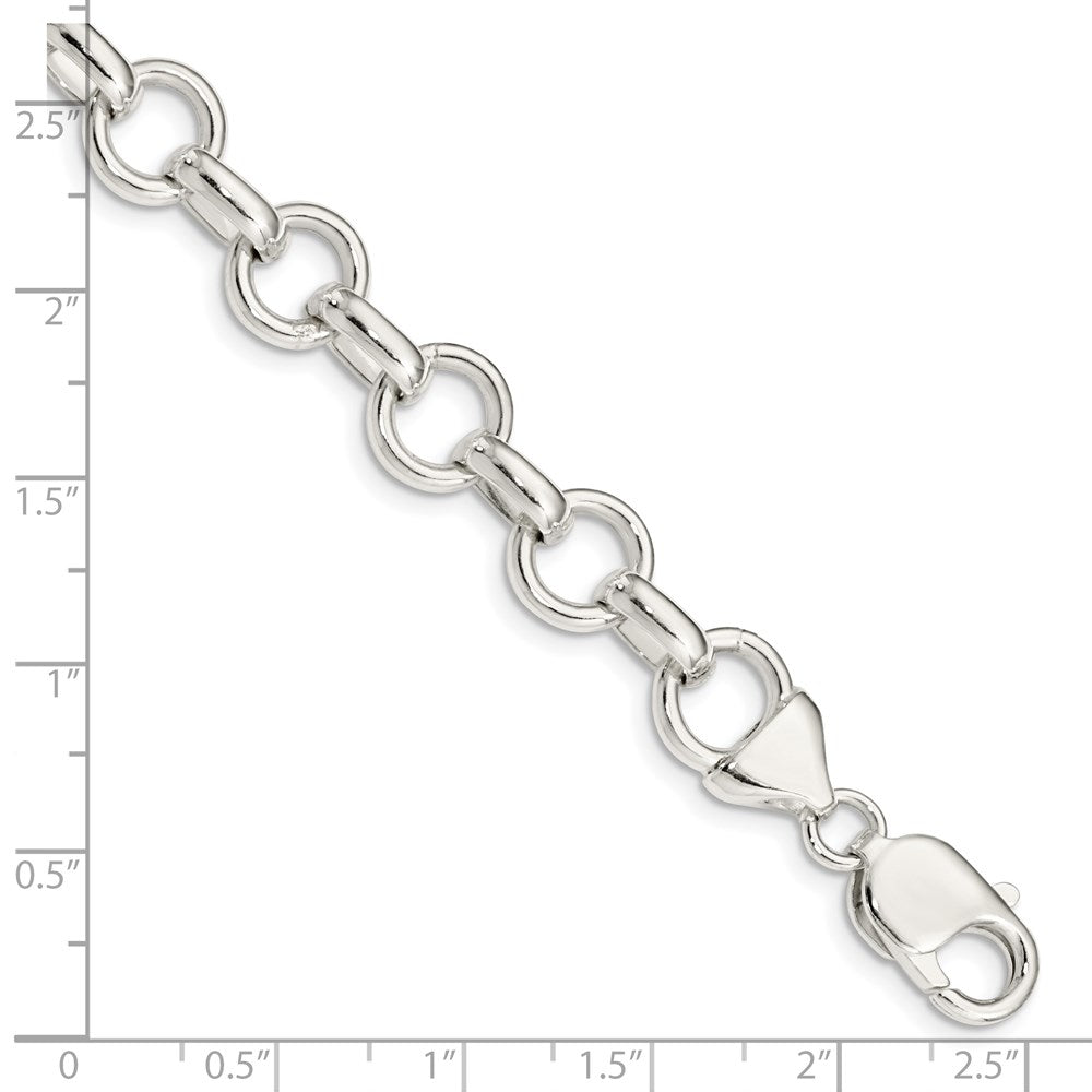 7.25 Inch Sterling Silver Link Bracelet