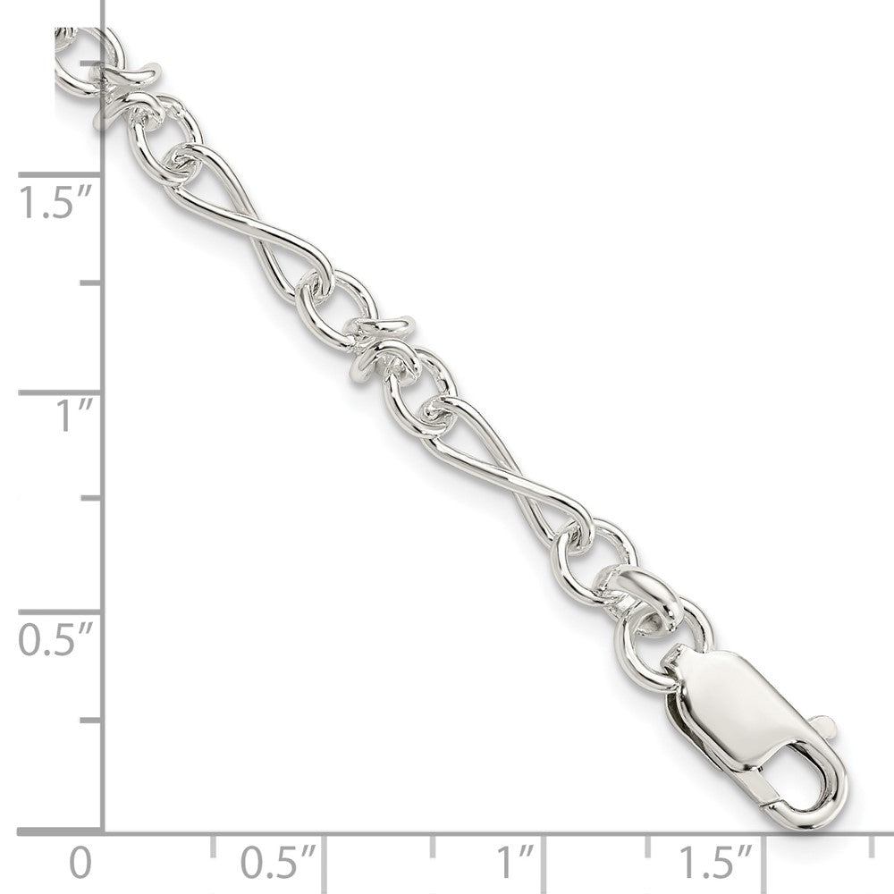 7.5 Inch Sterling Silver Bracelet