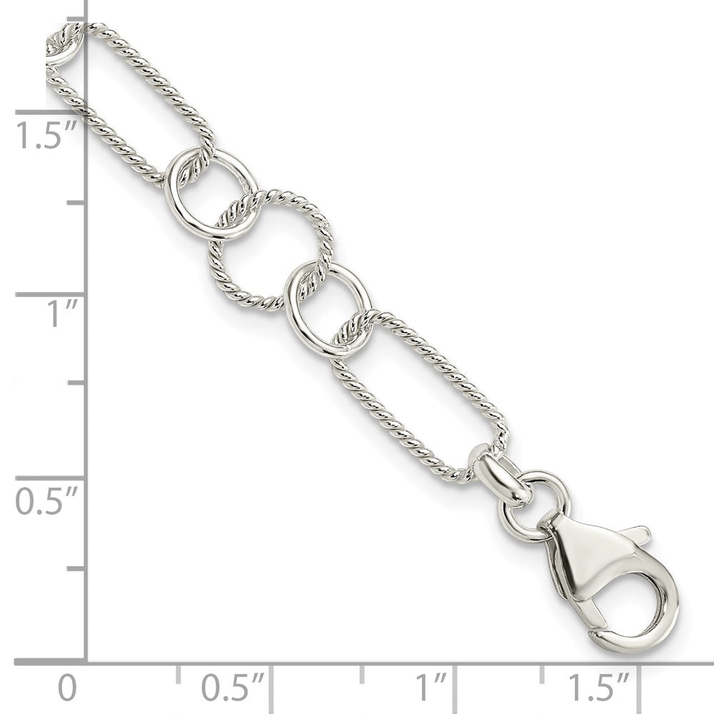 7.5 Inch Sterling Silver Bracelet