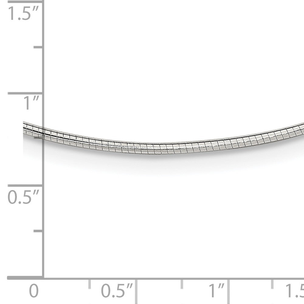 16 Inch Sterling Silver 1.6mm W/ 2In Extender Neckwire Chain Necklace