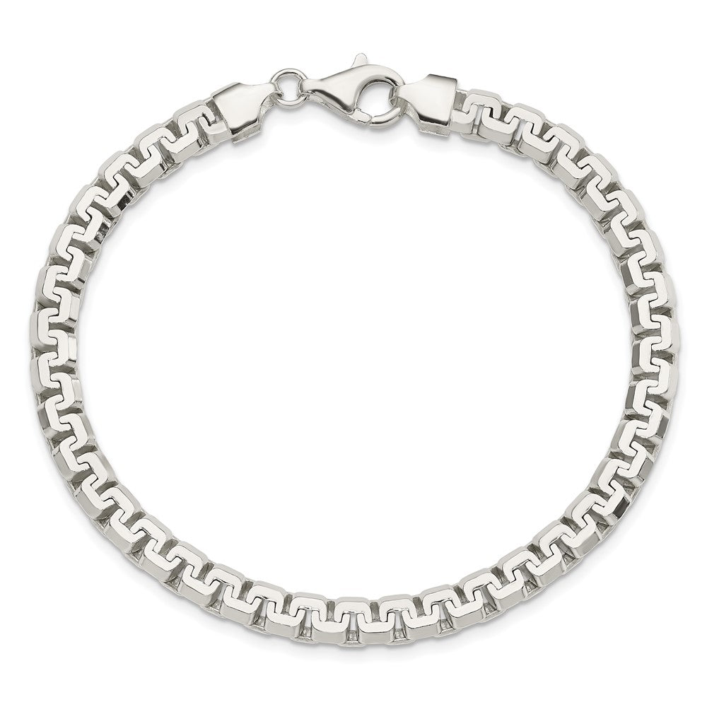8.5 Inch Sterling Silver Polished Fancy Bracelet